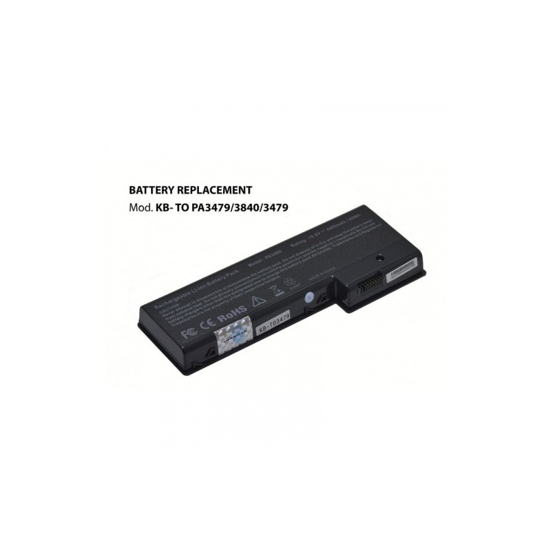 Batteria Notebook Kloner KB-TO3479/3480/PA3479 per Toshiba 10,8 V 4400 mAh
