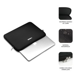Borsa Cartella Subblim Urban Case 15.6" Protezione elegante e funzionale Tessuto in poliestere 600D