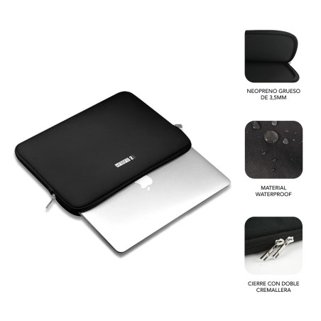 Borsa Cartella Subblim Urban Case 15.6" Protezione elegante e funzionale Tessuto in poliestere 600D