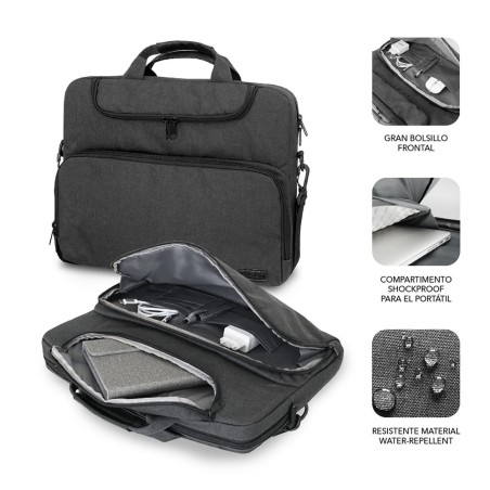 Borsa Cartella Subblim per Laptop fino a 15,6 pollici Protezione con imbottitura ad aria