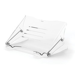 Supporto per laptop Fellowes Clarity 9731401 Regolabile in 6 altezze Piattaforma con slot Fino a 6 kg