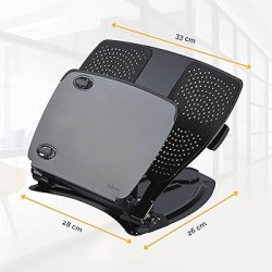 Supporto per laptop Fellowes Fellowes serie Professional Regolabile in 9 altezze 4 porte USB integrate