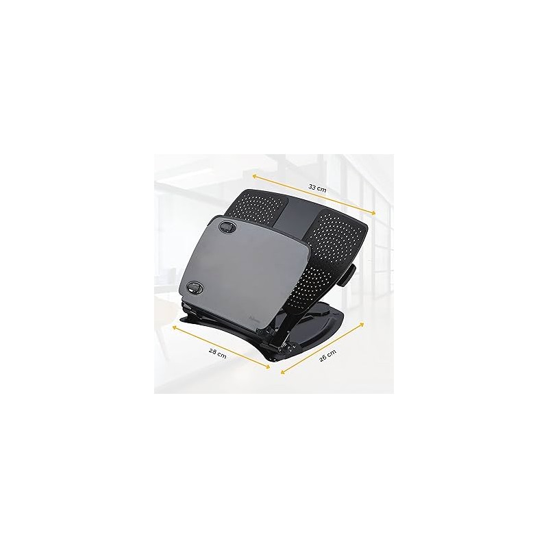 Supporto per laptop Fellowes Fellowes serie Professional Regolabile in 9 altezze 4 porte USB integrate