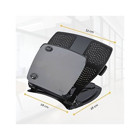 Supporto per laptop Fellowes Fellowes serie Professional Regolabile in 9 altezze 4 porte USB integrate