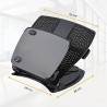 Supporto per laptop Fellowes Fellowes serie Professional Regolabile in 9 altezze 4 porte USB integrate