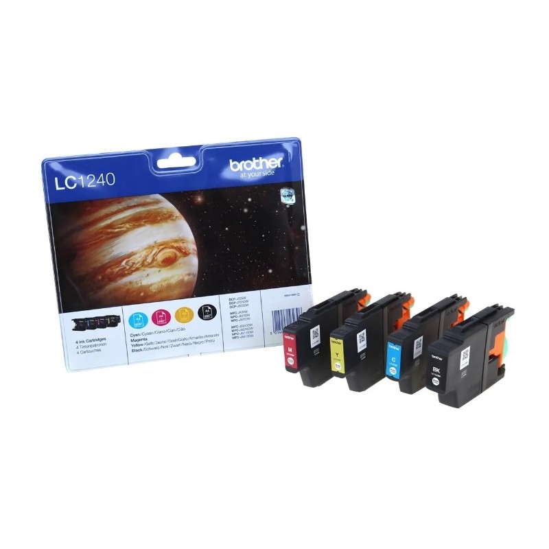 MULTIPACK ORIGINALE BROTHER LC1240 LC1240VALBP  MFC-J6510 BKCYM