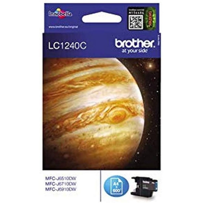CARTUCCIA ORIGINALE BROTHER MFC-J6510 J6910 CIANO LC1240C LC-1240C