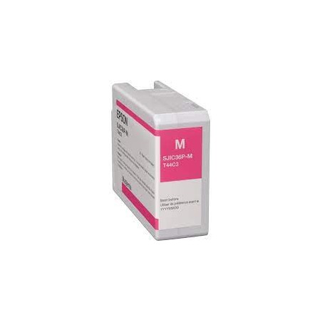 CARTUCCIA ORIGINALE EPSON MAGENTA C13T44C340 SJIC36P COLORWORKS C6000 C6500