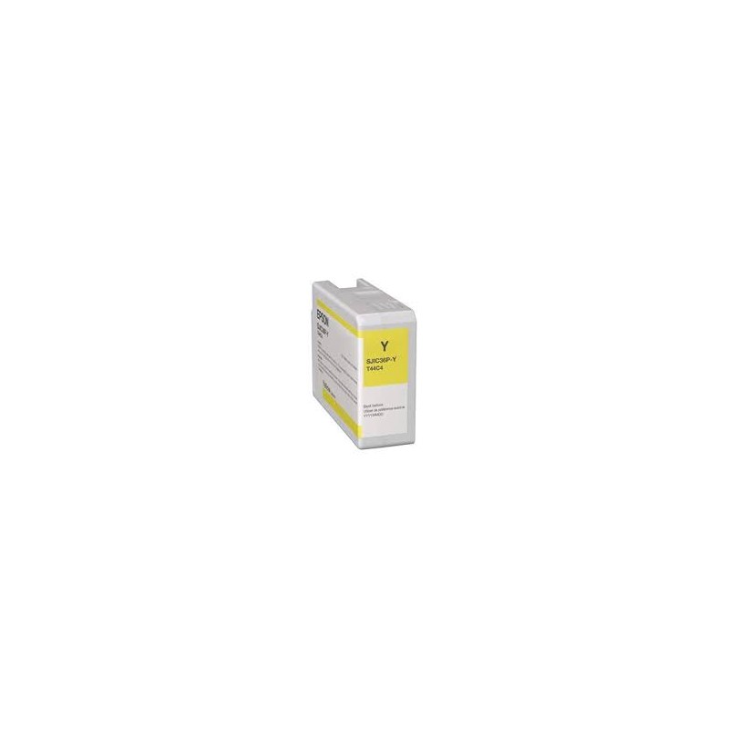 CARTUCCIA ORIGINALE EPSON GIALLO C13T44C440 SJIC36P COLORWORKS C6000 C6500