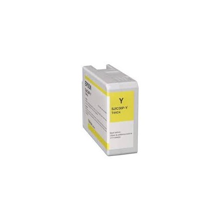 CARTUCCIA ORIGINALE EPSON GIALLO C13T44C440 SJIC36P COLORWORKS C6000 C6500