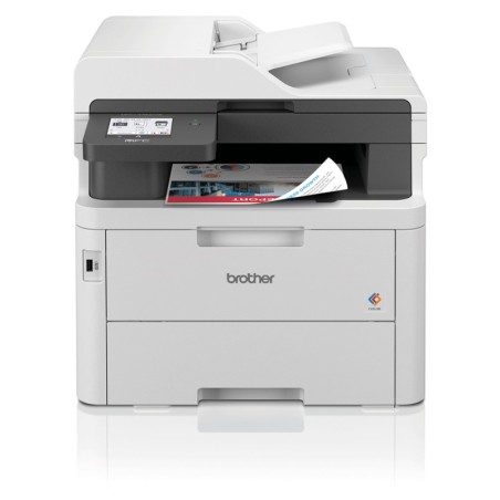 STAMPANTE LASER BROTHER MULTIFUNZIONE MFC-L3760CDW colori LED WiFi Duplex Fax 26 ppm MFCL3760CDWRE1