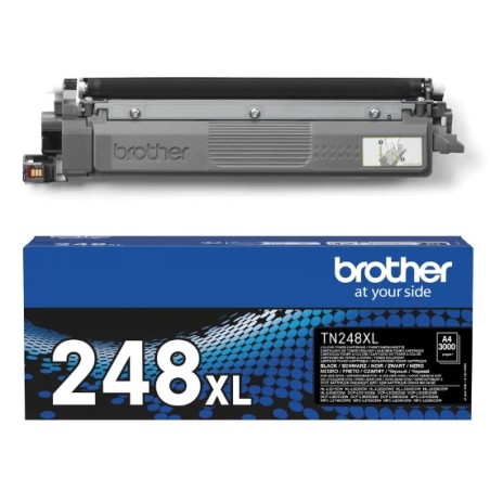 TONER ORIGINALE BROTHER TN248XLBK TN-248XLBK NERO 3K MFC-L3760CDW