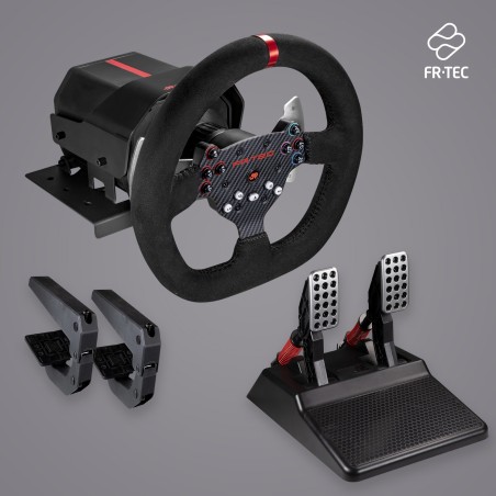 Volante FR-TEC FT7015 con Force Feedback Force Racing Wheel Tecnologia Forcesense Cerchio da 26,5 cm di diametro