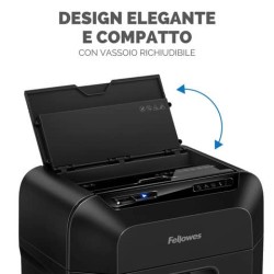 Distruggidocumenti automatico Fellowes AutoMax 80M 4621501 con taglio mini Alimentazione automatica 80 fogli