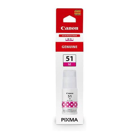 BOTTIGLIA INCHIOSTRO ORIGINALI CANON 4547C001 GI51M GI-51M MAGENTA PIXMA G4570