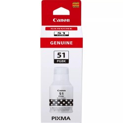 BOTTIGLIA INCHIOSTRO ORIGINALI CANON 4529C001 GI51BK GI-51BK NERO PIXMA G4570