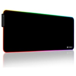 Tappetino Gaming Subblim extra large LED RGB 800x300x4mm Spazio libero per mouse e tastiera 9 colori e 3 effetti di luce