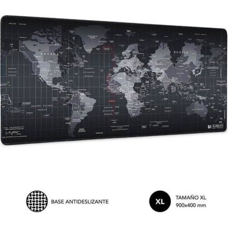 Tappetino per mouse Subblim extra large 900x400mm Ampio spazio per giochi o lavoro Bordi cuciti resistenti