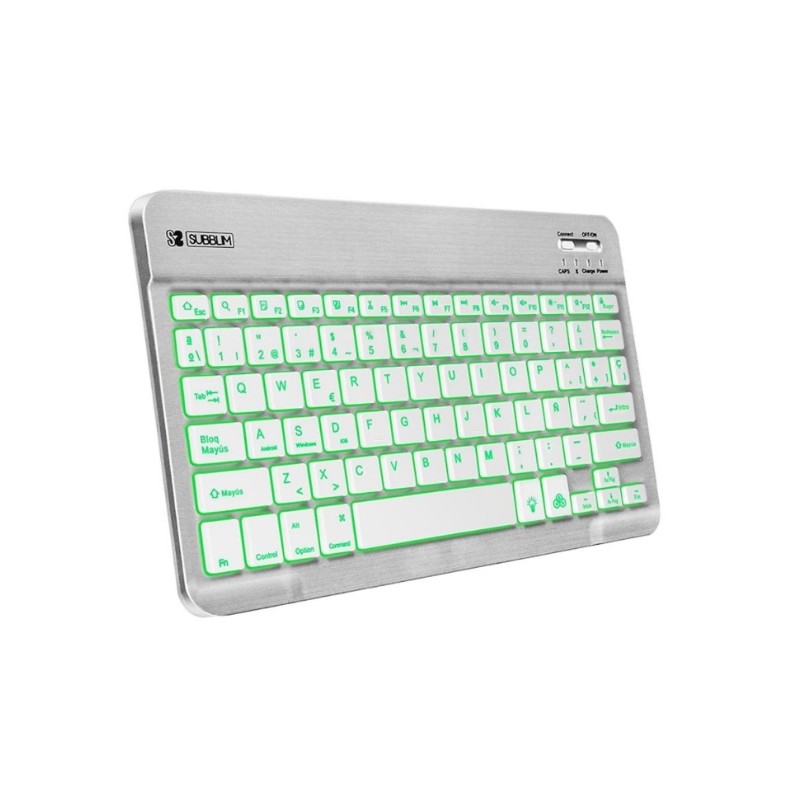 Tastiera Subblim Smart retroilluminata BT Connettività Bluetooth 30 Illuminazione regolabile in 7 colori