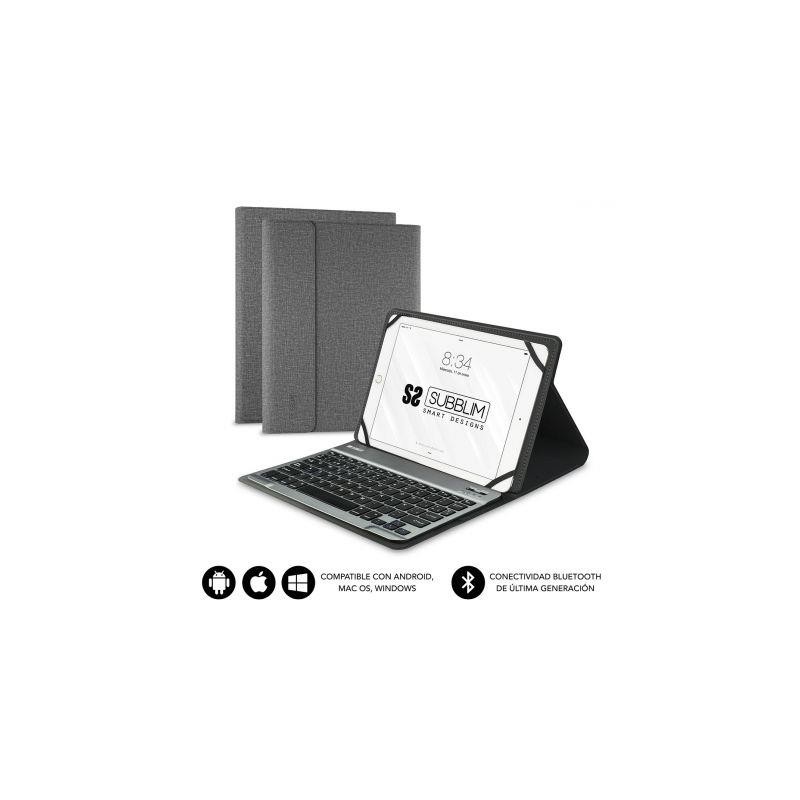 Tastiera Bluetooth rimovibile Subblim Custodia universale 9-10.1" Design ultrasottile Supporto regolabile