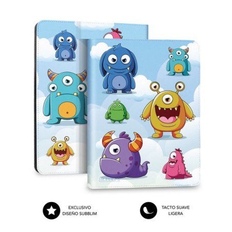 Custodia universale per tablet Subblim Trendy Case - Design Mostri per bambini
