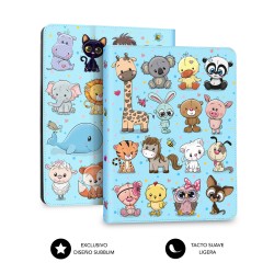 Subblim Trendy Case Custodia Universale per Tablet Design Animale Finitura PU