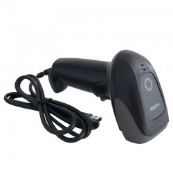 Lettore di codici a barre USB APPROX circa 1D Indicatore LED, Segnale acustico Velocità 300 volte al secondo Colore nero
