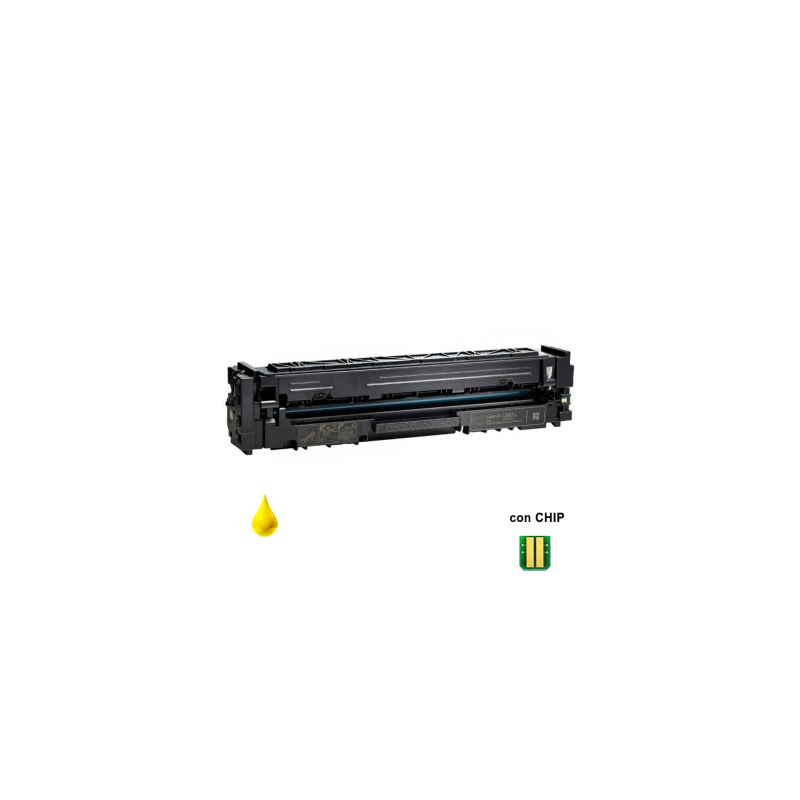 TONER COMPATIBILE HP 207X W2212X GIALLO Color laserJet Pro M255dw M282 M283 CON CHIP