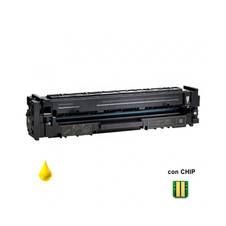 TONER COMPATIBILE HP 207X W2212X GIALLO Color laserJet Pro M255dw M282 M283 CON CHIP
