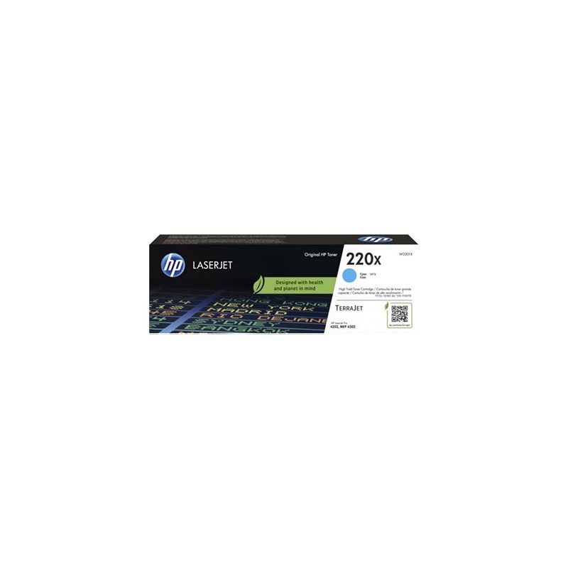 TONER ORIGINALE HP W2201X 220X LaserJet Pro 4202 4302 4303 CIANO