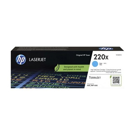 TONER ORIGINALE HP W2201X 220X LaserJet Pro 4202 4302 4303 CIANO