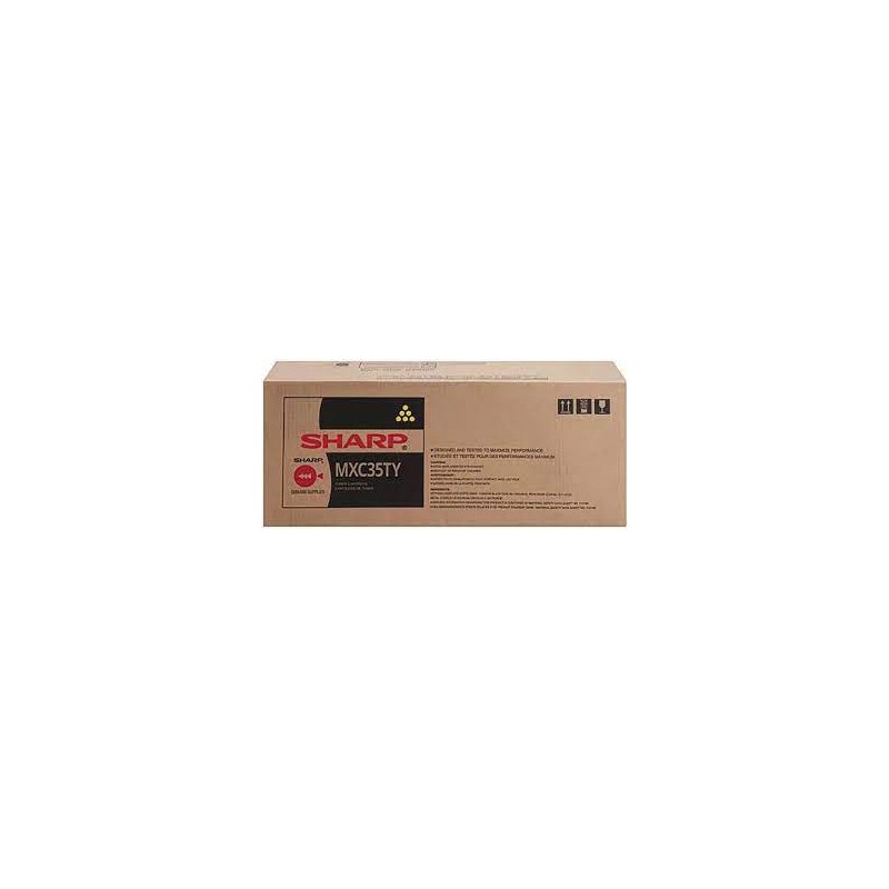TONER ORIGINALE SHARP MXC35TY MX-C35TY GIALLO MX-C357F MX-C407P 6K