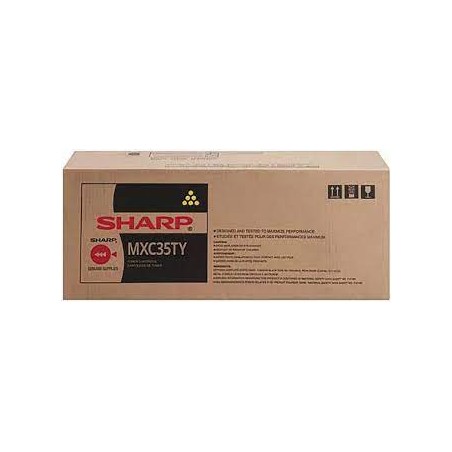 TONER ORIGINALE SHARP MXC35TY MX-C35TY GIALLO MX-C357F MX-C407P 6K