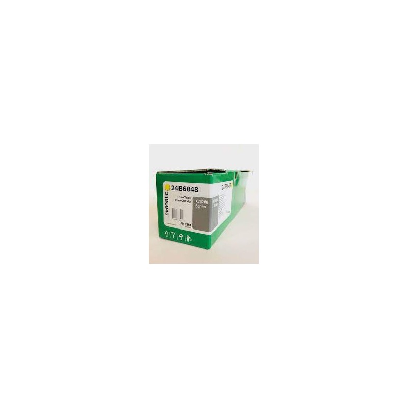 TONER ORIGINALE LEXMARK 24B6848 24B6844 C9235 XC9235 GIALLO