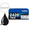 BIPACK 02 TONER ORIGINALE BROTHER TN-2420 MFC L2710 HL L2310 TN2420TWIN 2X3000 COPIE