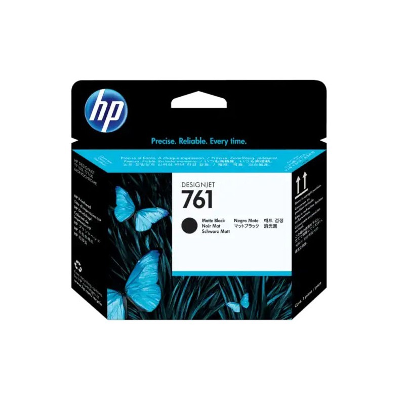 TESTINA DI STAMPA ORIGINALE HP 761 NERO OPACO SCURO CH648ADESIGNJET T7100 T7200