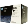 BIPACK TONER ORIGINALE HP Laserjet Pro 400 M401 M425 CF280XD 80XD 2X6.900 COPIE NERO