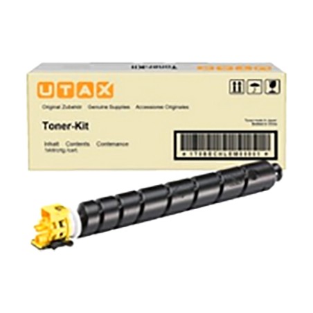 TONER ORIGINALE UTAX TRIUMPH ADLER 1T02YPAUT0 UTAX 2508ci CK-8530Y GIALLO 12K