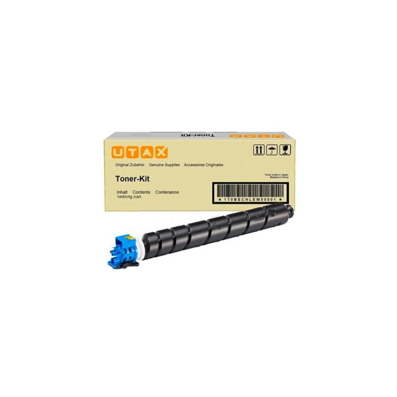 TONER ORIGINALE UTAX TRIUMPH ADLER 1T02YPCUT0 UTAX 2508ci CK-8530C CIANO 12K