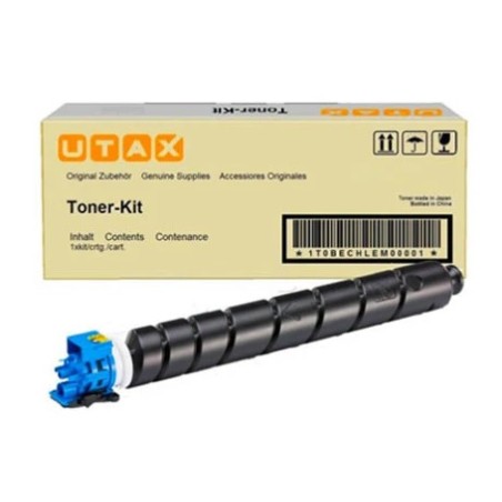 TONER ORIGINALE UTAX TRIUMPH ADLER 1T02YPCUT0 UTAX 2508ci CK-8530C CIANO 12K