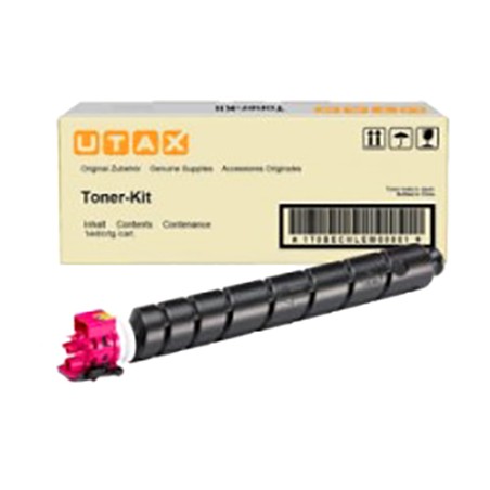 TONER ORIGINALE UTAX TRIUMPH ADLER 1T02YPBUT0 UTAX 2508ci CK-8530M MAGENTA 12K