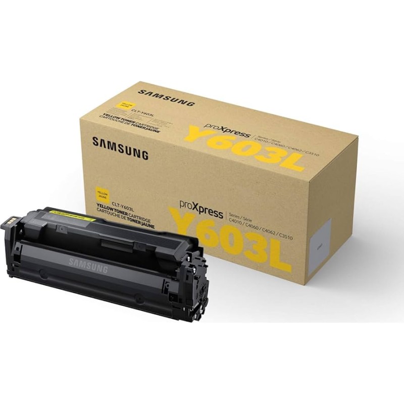 TONER ORIGINALE SAMSUNG CLT-Y603L SU557A GIALLO ProXpress C4010ND C4060FX