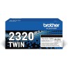 BIPACK TONER ORIGINALE BROTHER TN-2320 TN2320TWINMFC L2700 HL L2300 TN2320