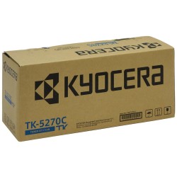 TONER ORIGINALE KYOCERA 1T02TVCNL0 TK5270C TK-5270C CIANO ECOSYS M6230