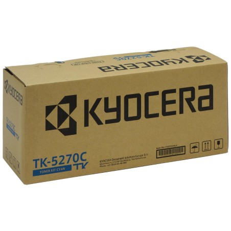 TONER ORIGINALE KYOCERA 1T02TVCNL0 TK5270C TK-5270C CIANO ECOSYS M6230