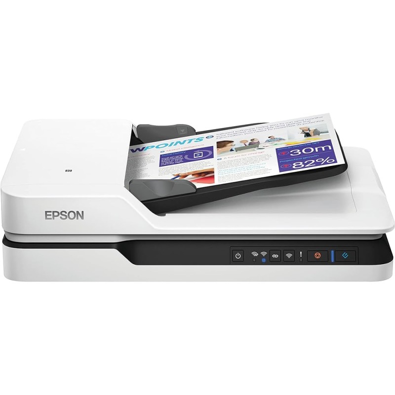 SCANNER PORTATILE EPSON WorkForce DS-1660W DS1660W Duplex WiFi 1200 dpi B11B244401 Velocità di scansione 25 ppm