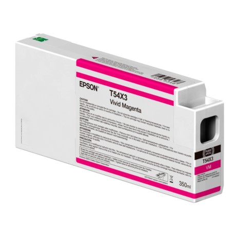 CARTUCCIA ORIGINALE EPSON C13T54X300 T54X3 MAGENTA VIVIDO 350ML SC-P6000