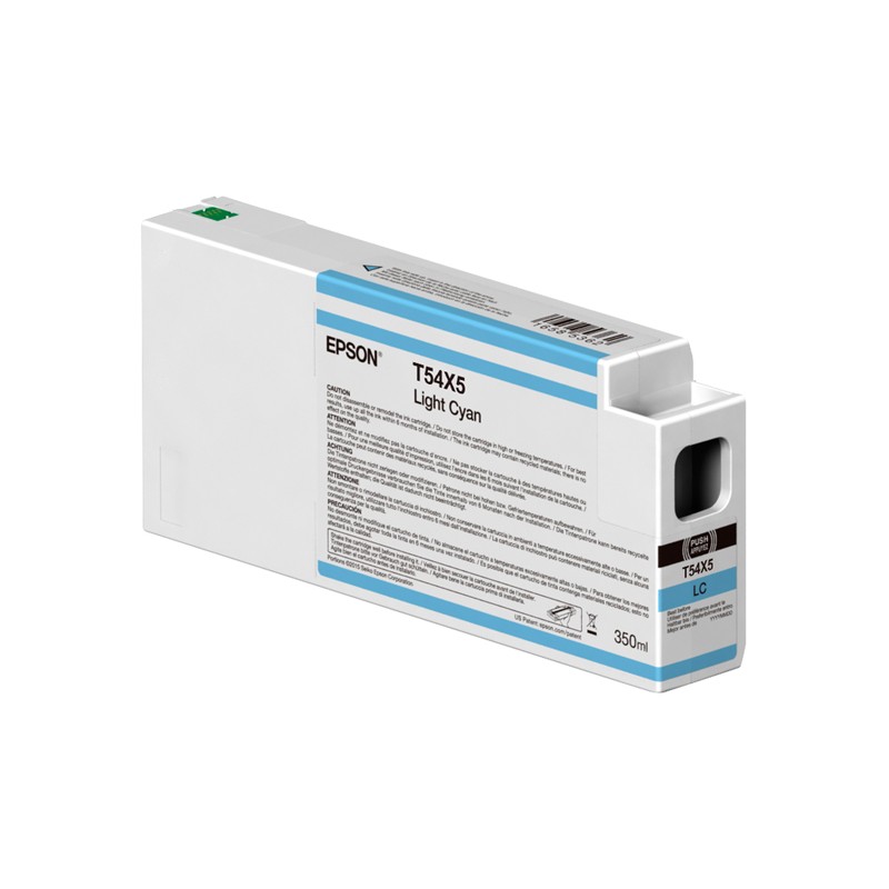 CARTUCCIA ORIGINALE EPSON C13T54X500 T54X5 CIANO LIGHT 350ML SC-P6000