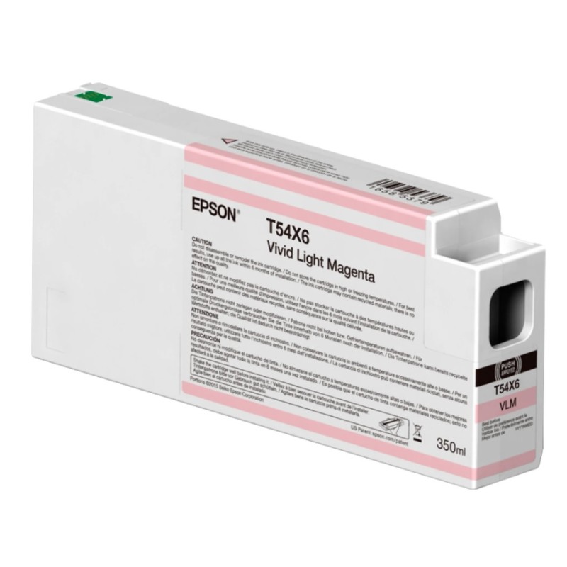 CARTUCCIA ORIGINALE EPSON C13T54X600 T54X6 MAGENTA LIGHT 350ML SC-P6000