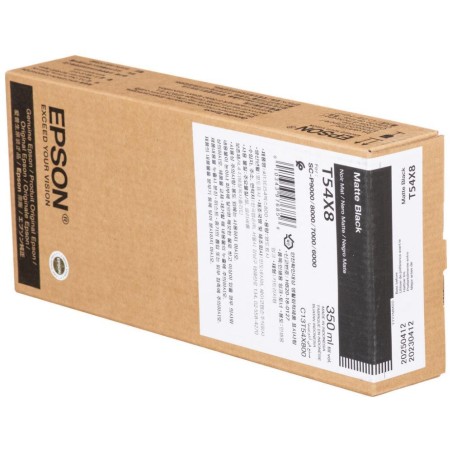 CARTUCCIA ORIGINALE EPSON C13T54X800 T54X8 NERO MATE 350ML SC-P6000
